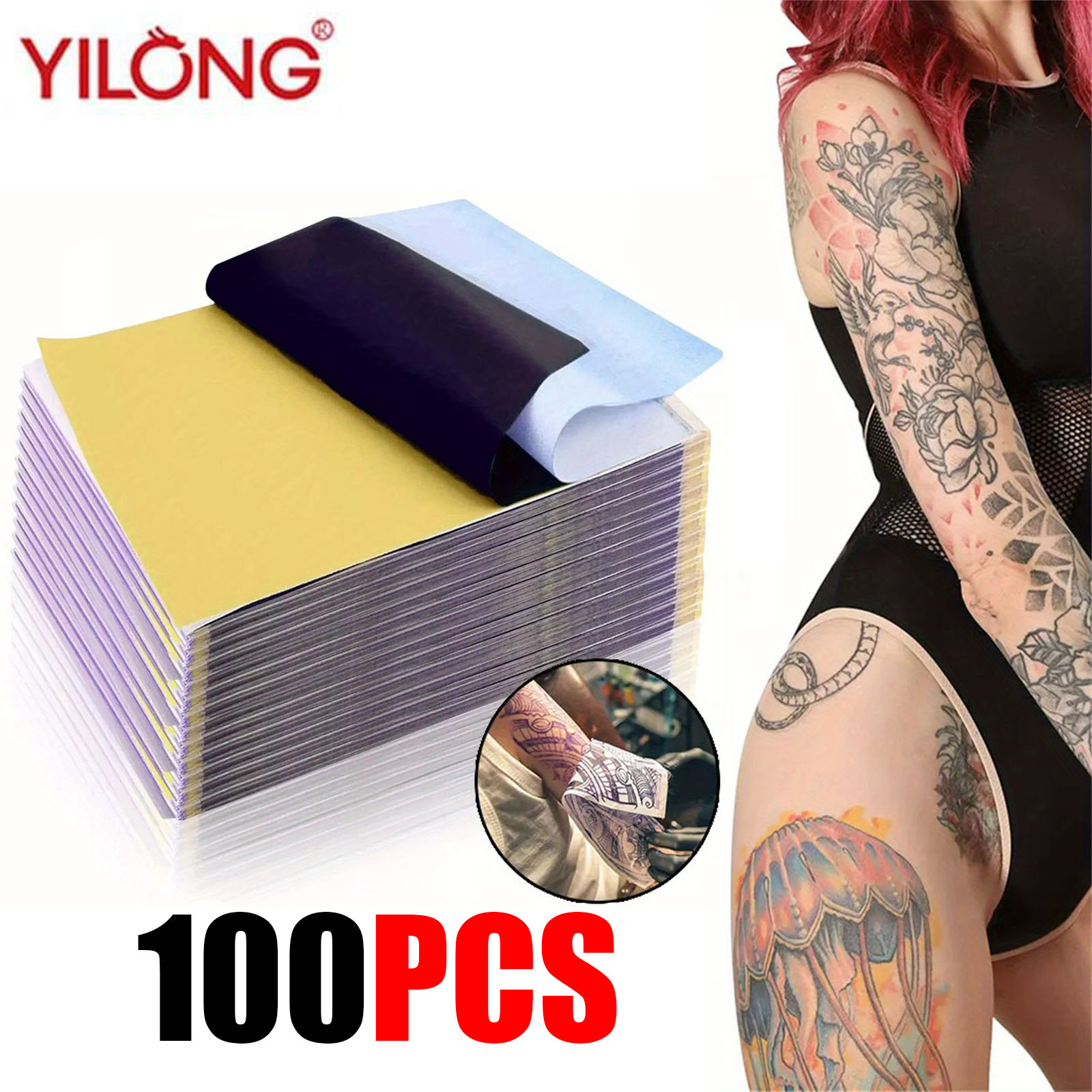 Transfer Paper Carbon - 100 pezzi di carte per trasferimento