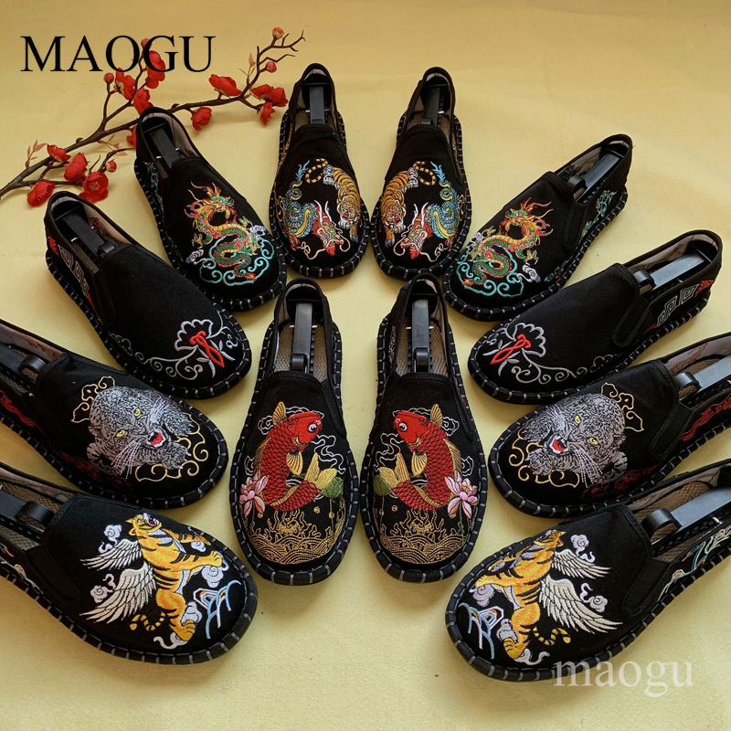 Embroidery Stitch - Scarpe Unisex in Stile Cinese con