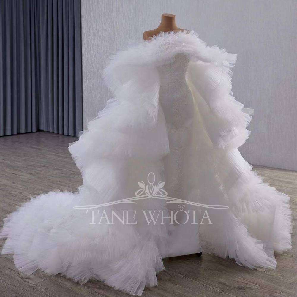 Embroidery Organza - Elegante abito da sposa a sirena