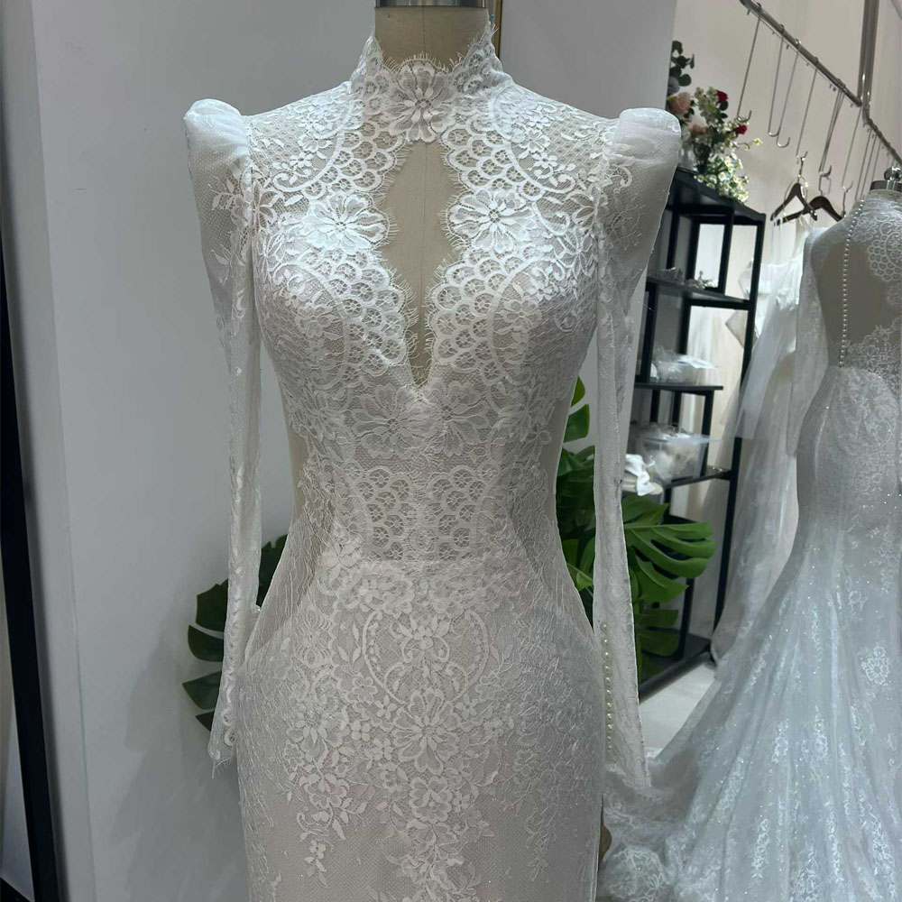 Abito da sposa a sirena con ri - Embroidery Organza recensione e prezzo