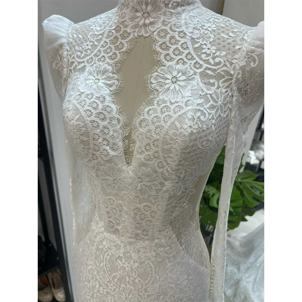 Abito da sposa a sirena con ri - Embroidery Organza recensione e prezzo