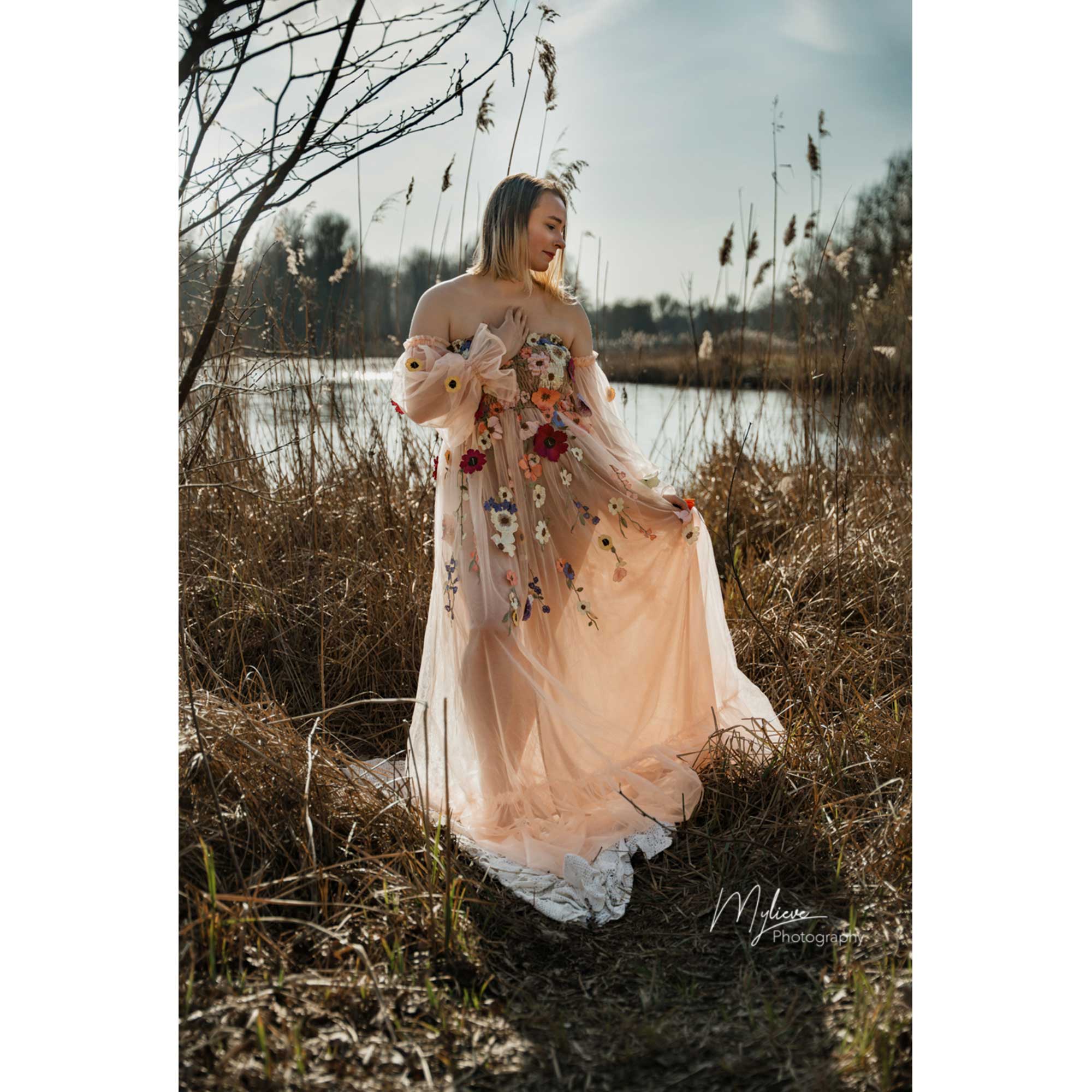 Abito Don&Judy in organza colo - Embroidery Organza recensione e prezzo