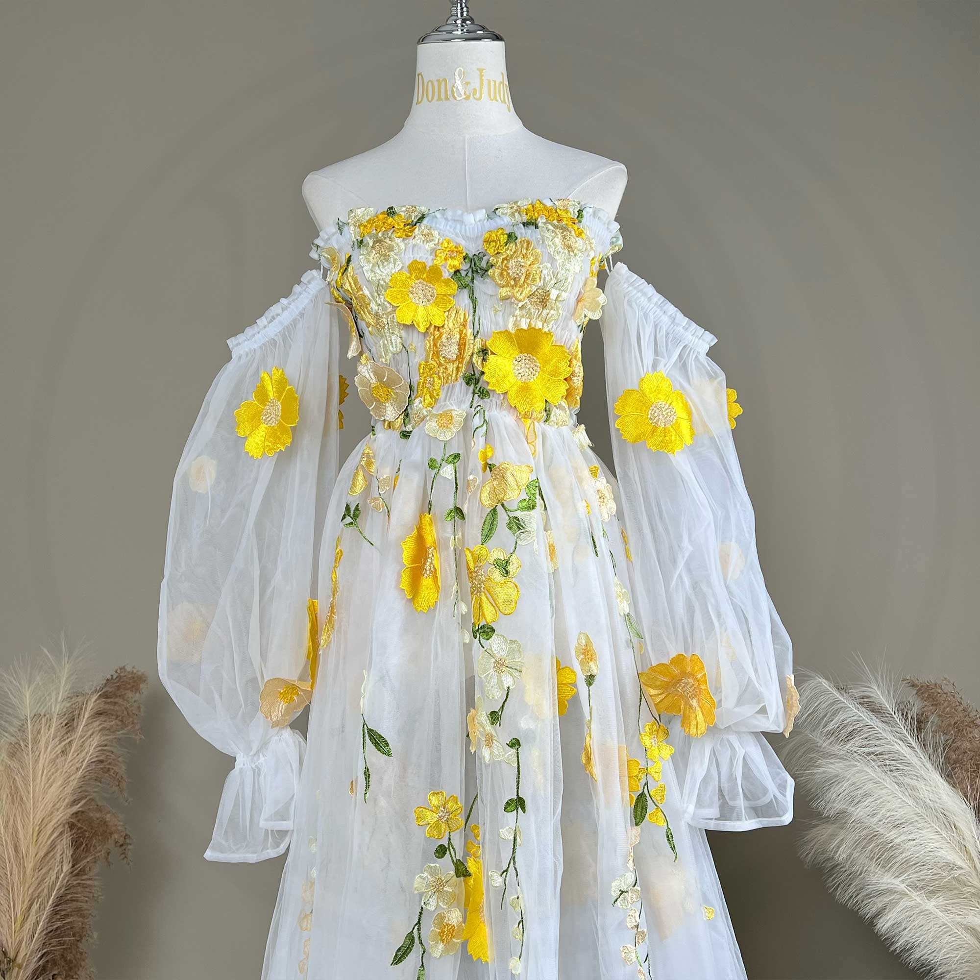 Abito Don&Judy in organza colo - Embroidery Organza recensione e prezzo