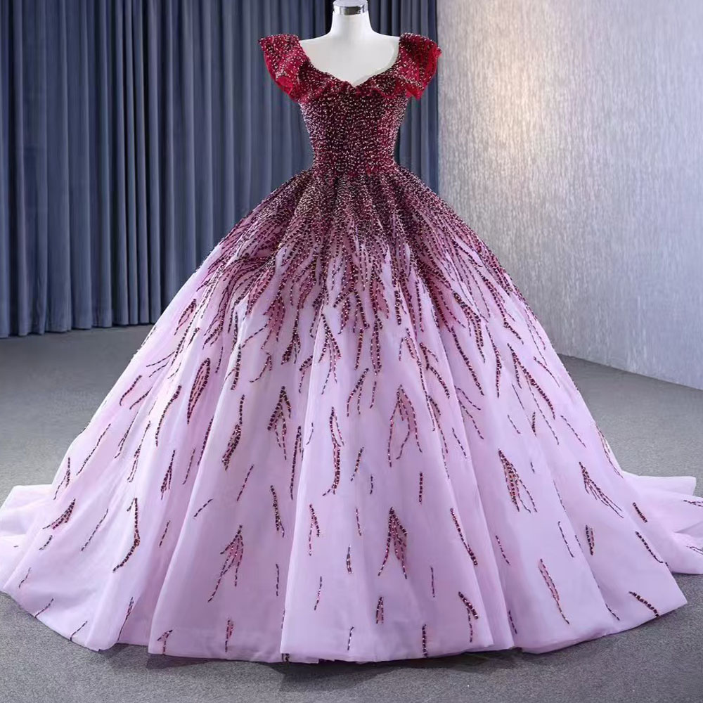 Abito da sera con scollo a O e - Embroidery Organza recensione e prezzo
