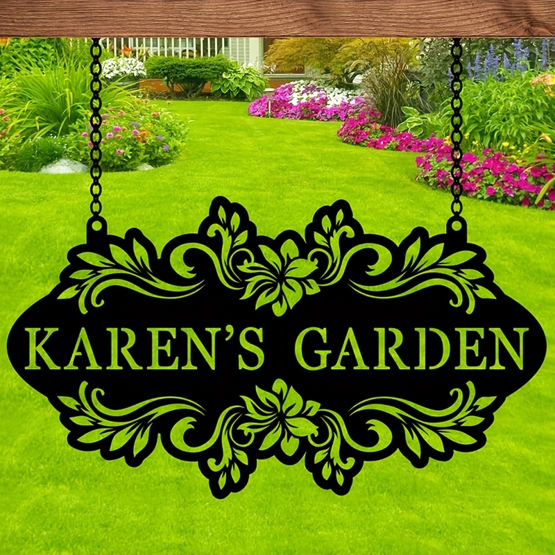 Insegna Artistica in Metallo P - Embroidery Garden recensione e prezzo