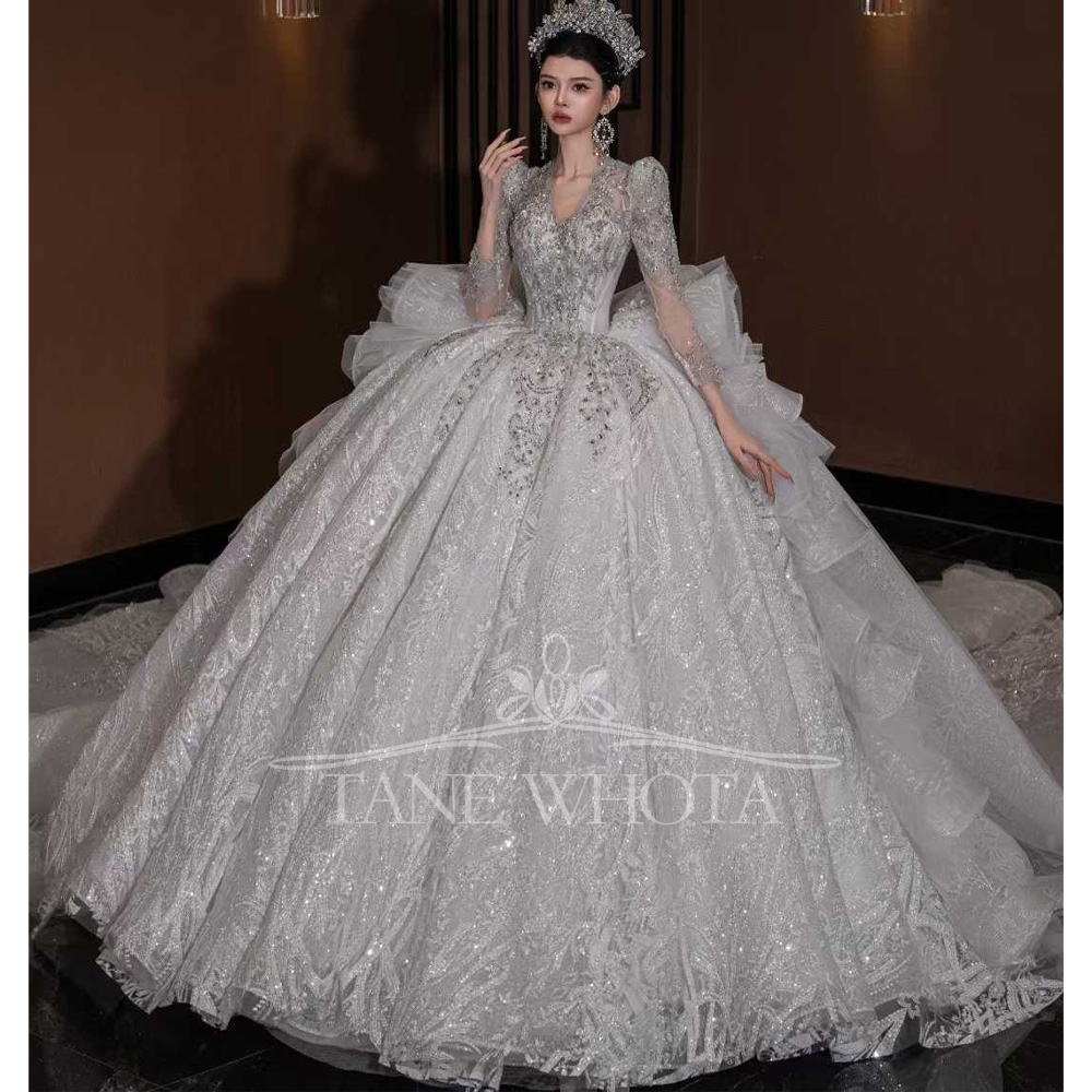 Abito da Sposa di Lusso con Sc - Embroidery Organza recensione e prezzo