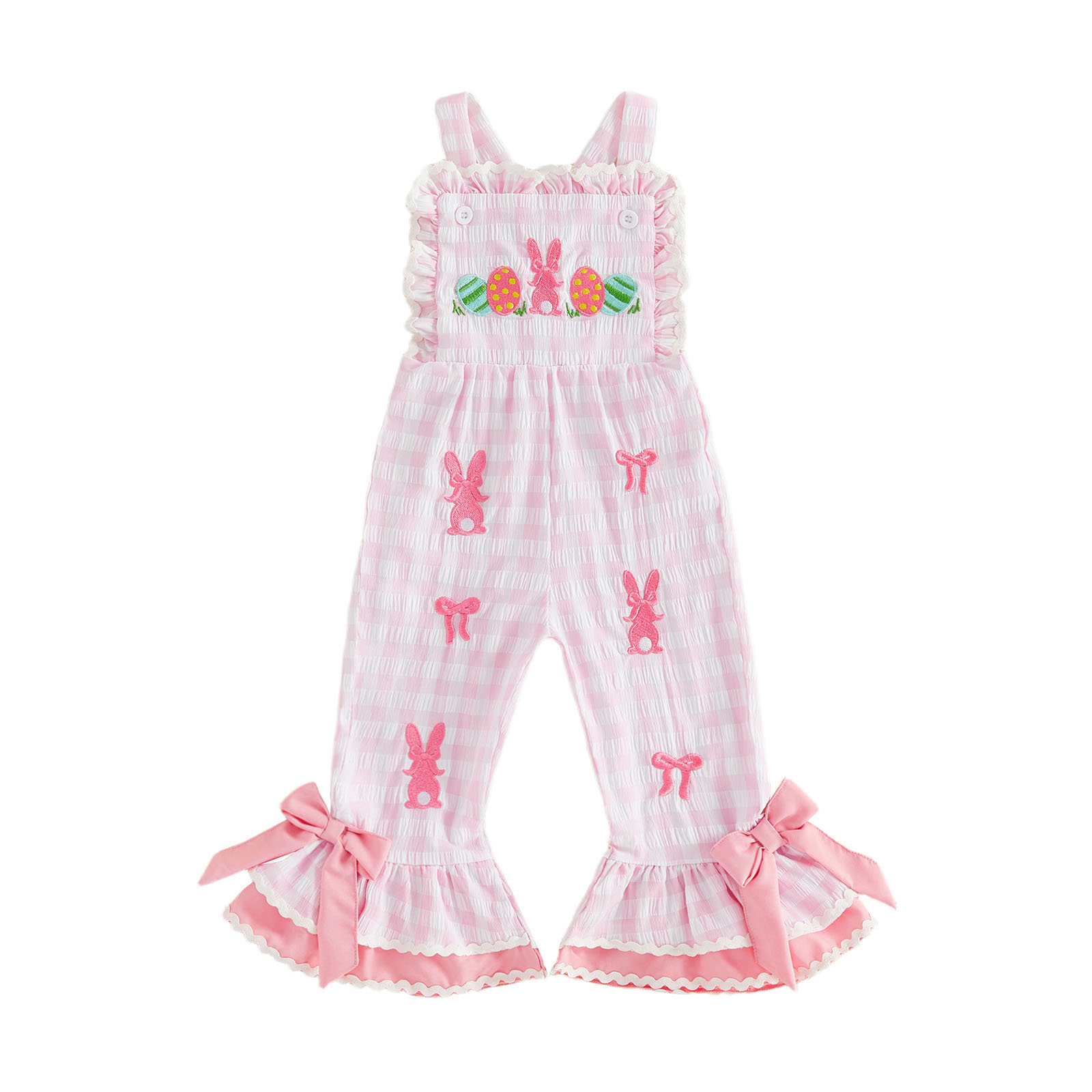 Tuta Salopette a Quadri Senza  - Embroidery Egg recensione e prezzo