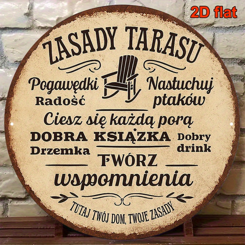 Targa in alluminio 2D piatta,  - Embroidery Garden recensione e prezzo