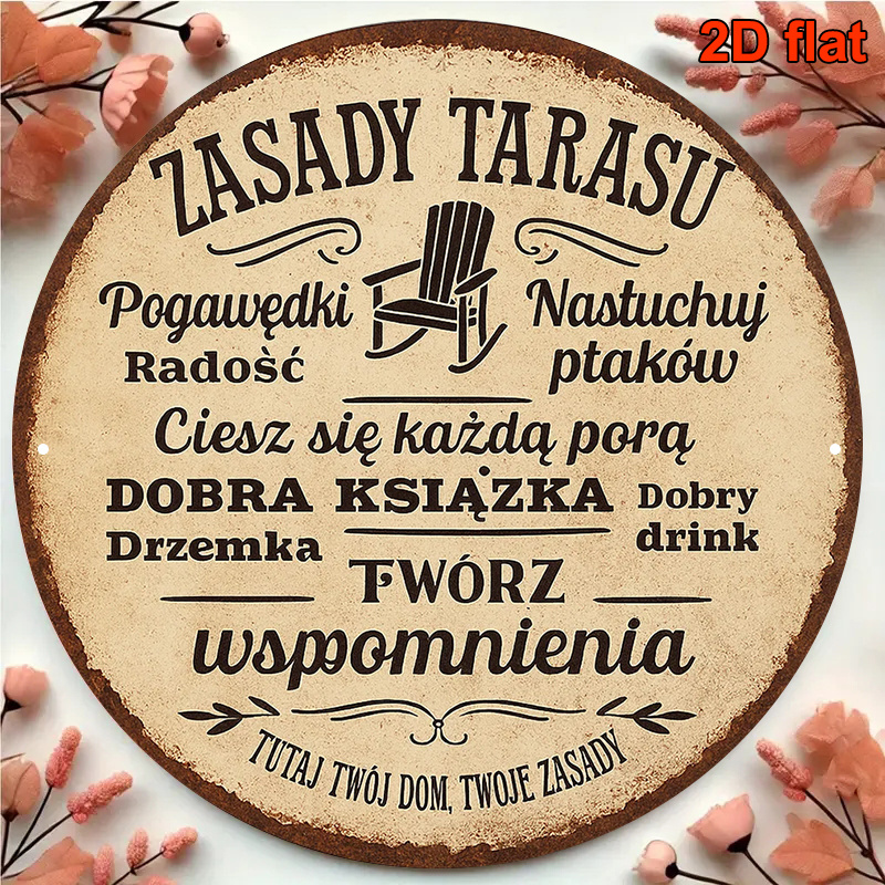 Targa in alluminio 2D piatta,  - Embroidery Garden recensione e prezzo