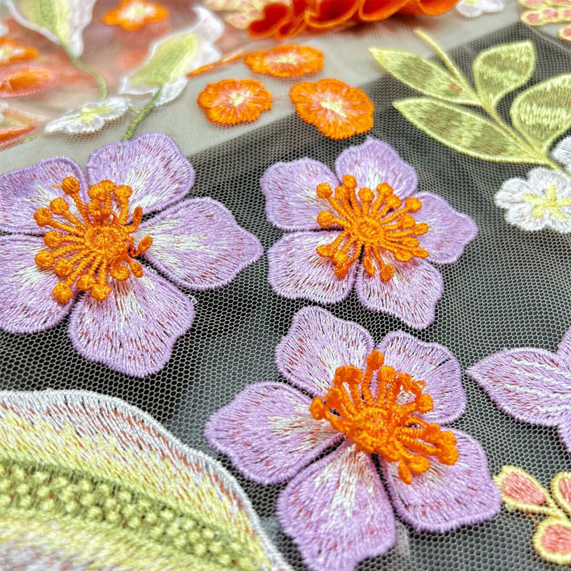 Tessuto ricamato per abito da  - Embroidery Yellow Dress recensione e prezzo