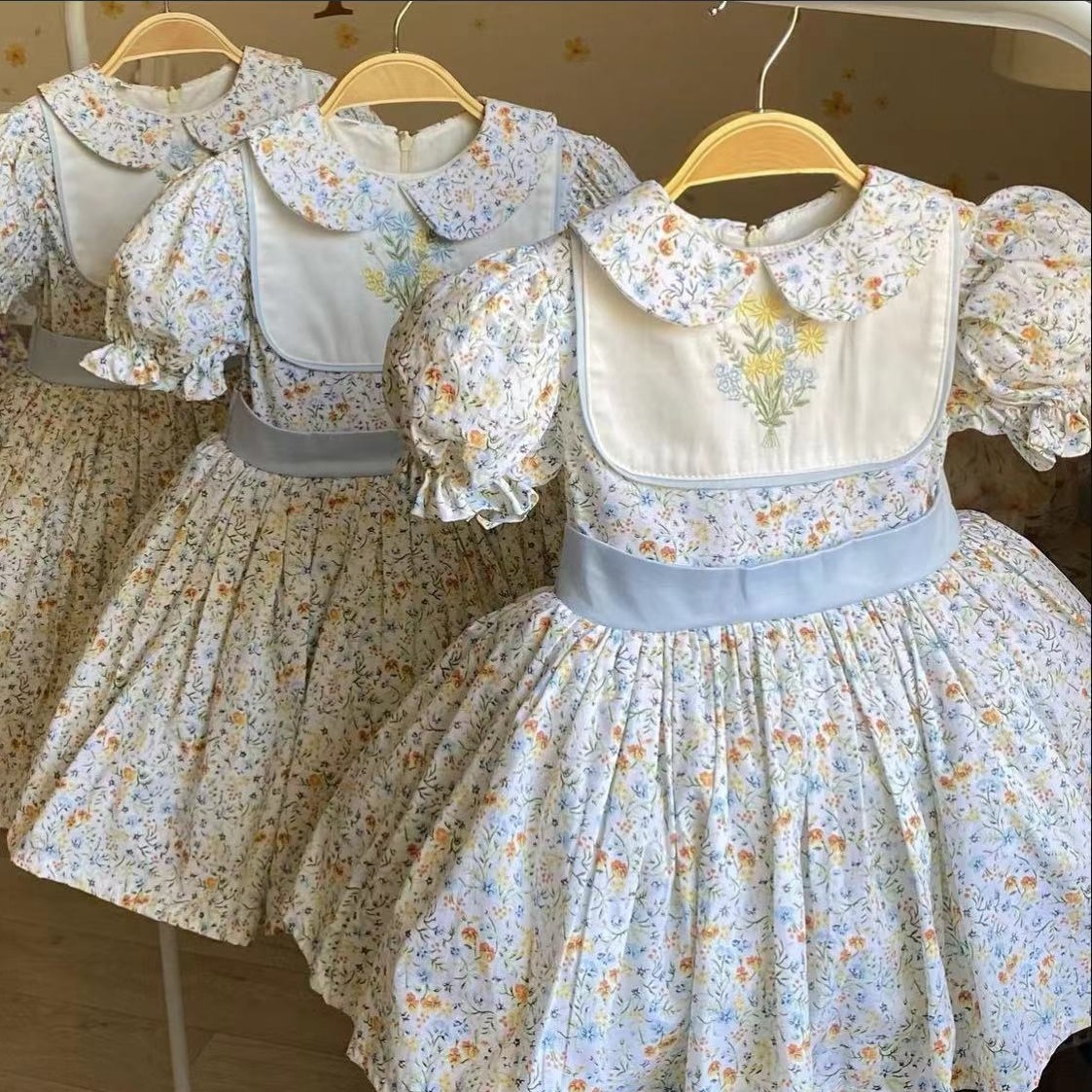 0-12 anni neonata estate fiore - Embroidery Yellow Dress recensione e prezzo
