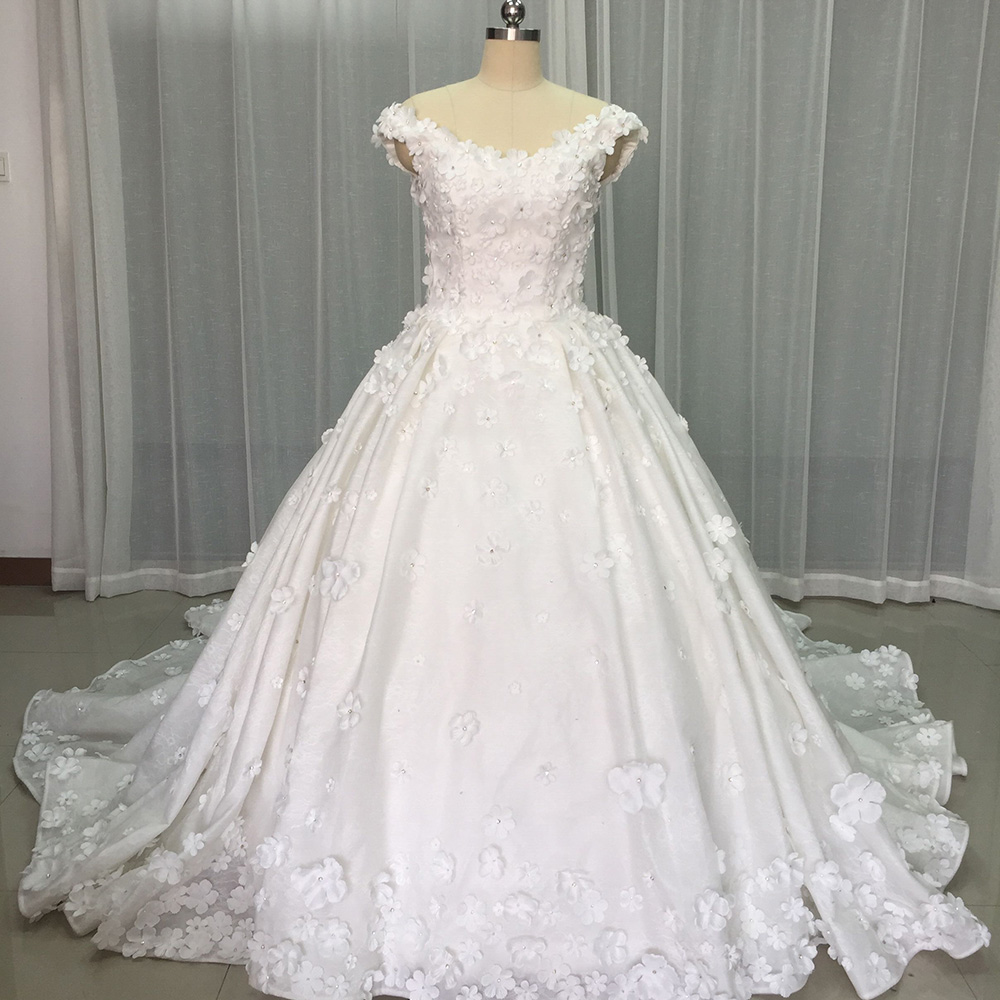 Elegante abito da sposa superf - Embroidery Organza recensione e prezzo