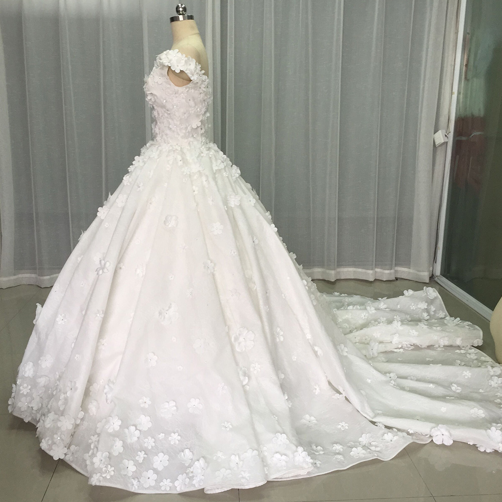 Elegante abito da sposa superf - Embroidery Organza recensione e prezzo