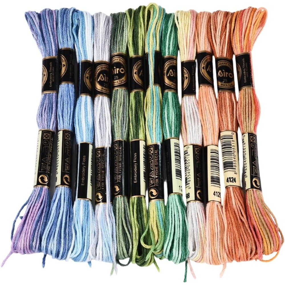 12 Gomitoli 105 Iarde Filo da  - Embroidery Stitch recensione e prezzo