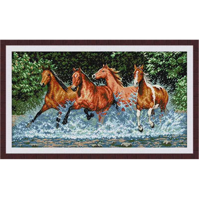 Kit Punto Croce Cavallo in Cor - Embroidery Running Stitch recensione e prezzo