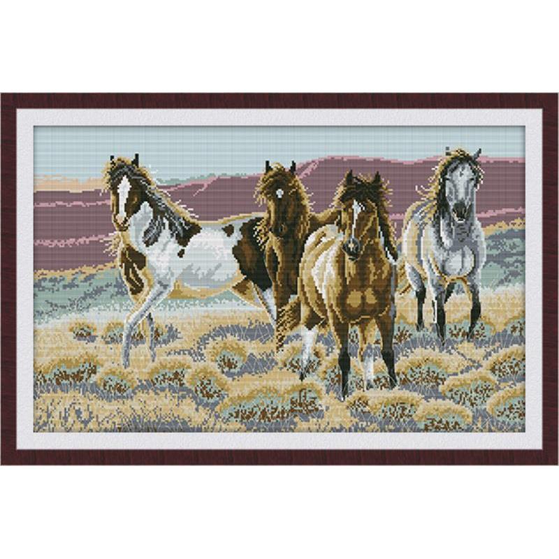 Kit Punto Croce Cavallo in Cor - Embroidery Running Stitch recensione e prezzo