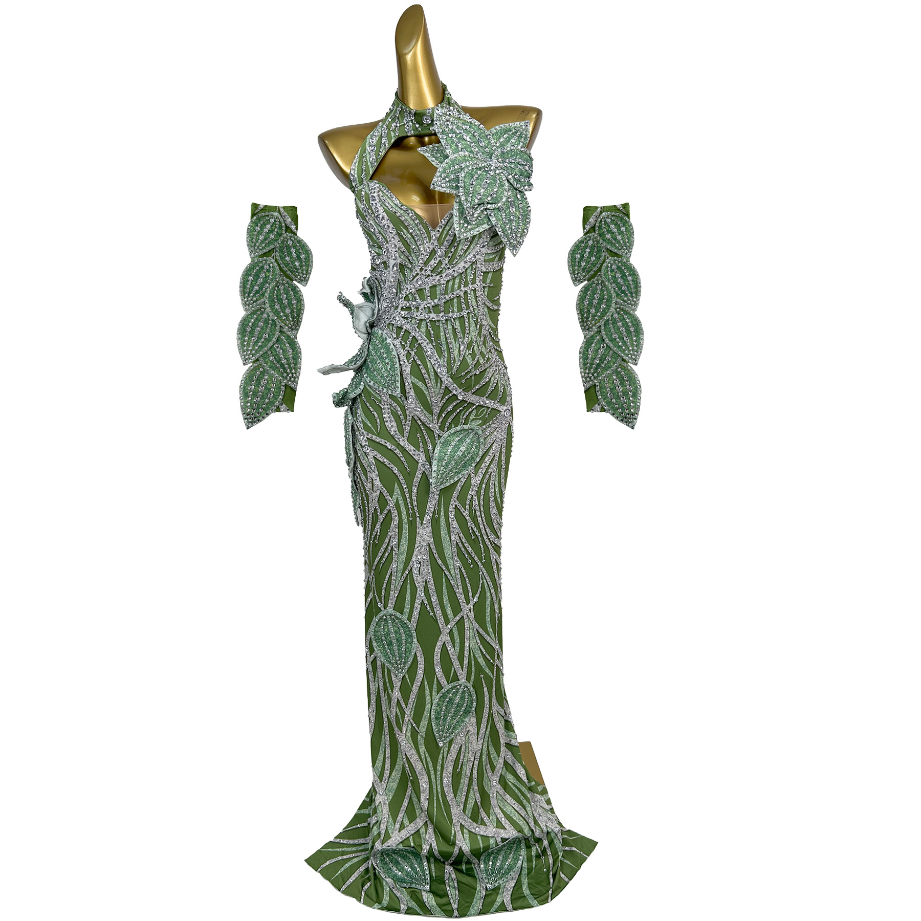 Abito da sera verde Pianye con - Embroidery Organza recensione e prezzo
