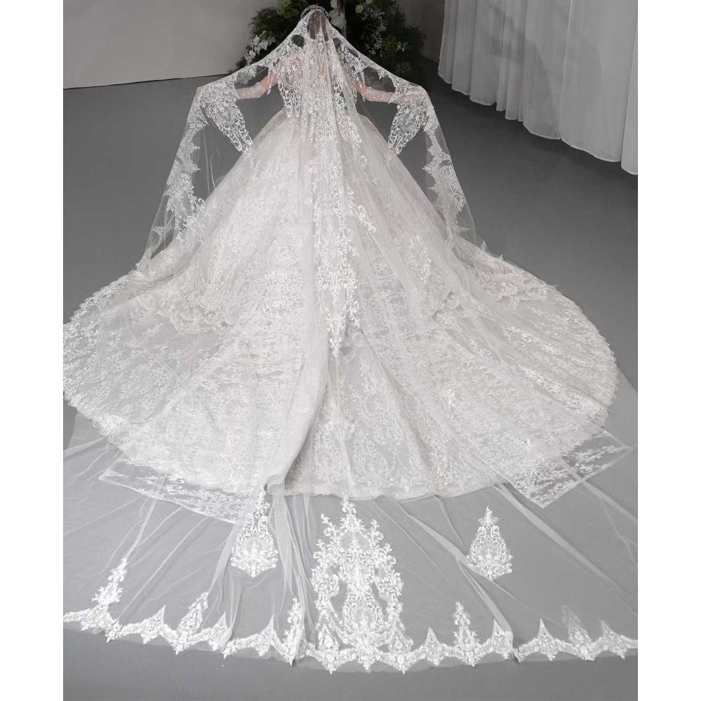 Abito da Sposa di Lusso con Sp - Embroidery Organza recensione e prezzo