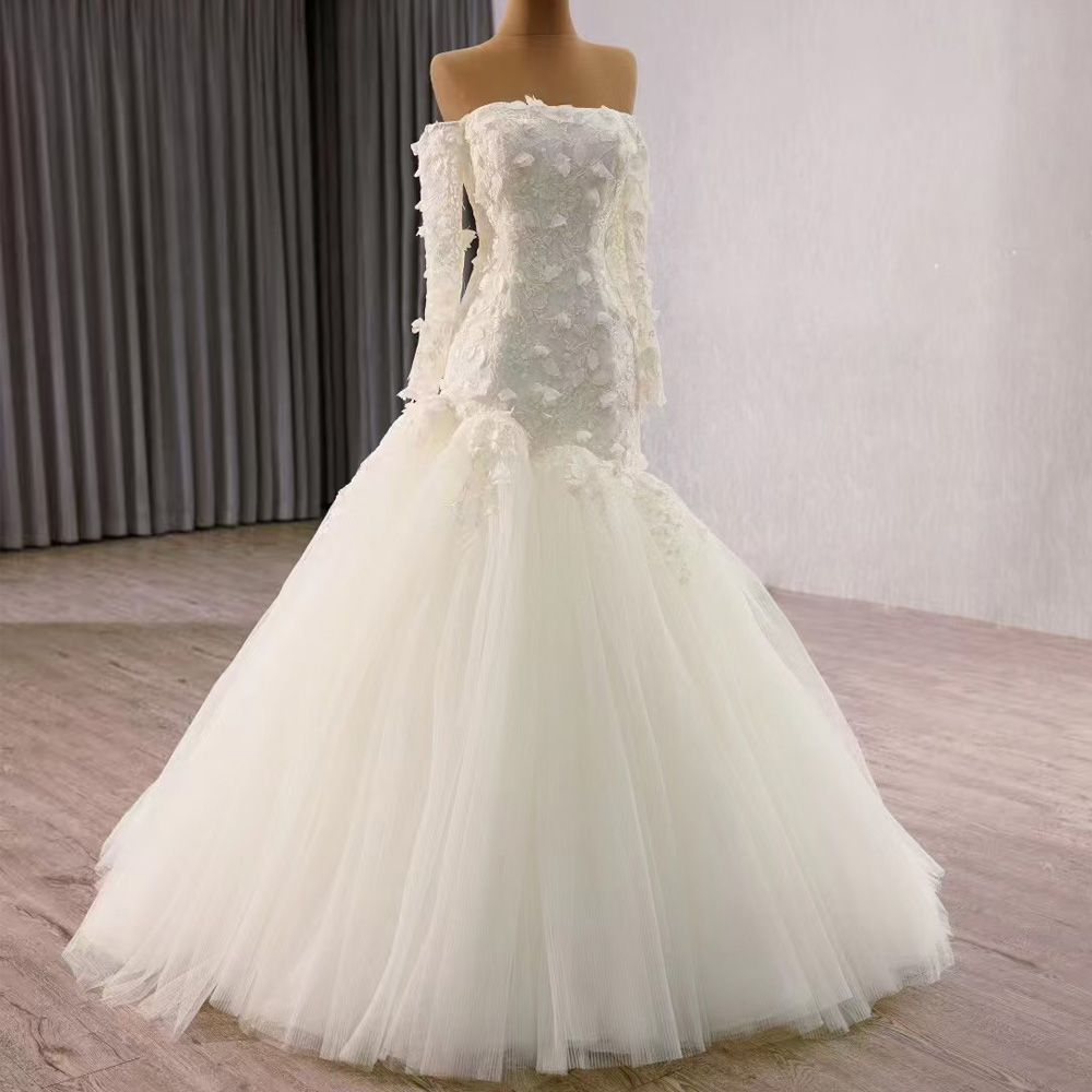 Abito da sposa senza spalline  - Embroidery Organza recensione e prezzo