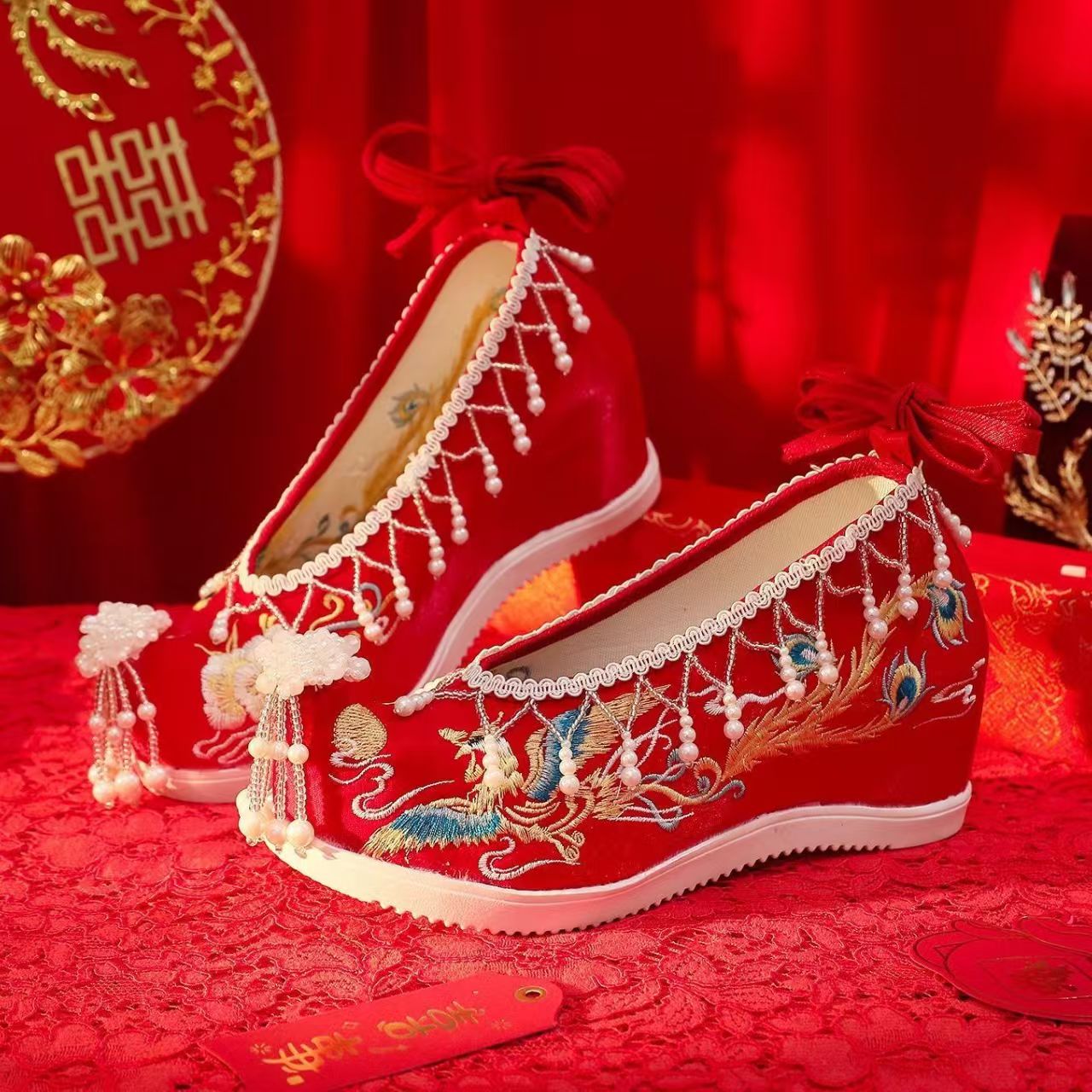 Scarpe da sposa nuove ricamate - Embroidery Beads recensione e prezzo