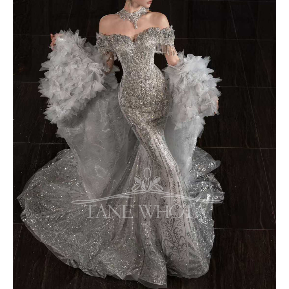 Abito da sposa tubino di crist - Embroidery Organza recensione e prezzo