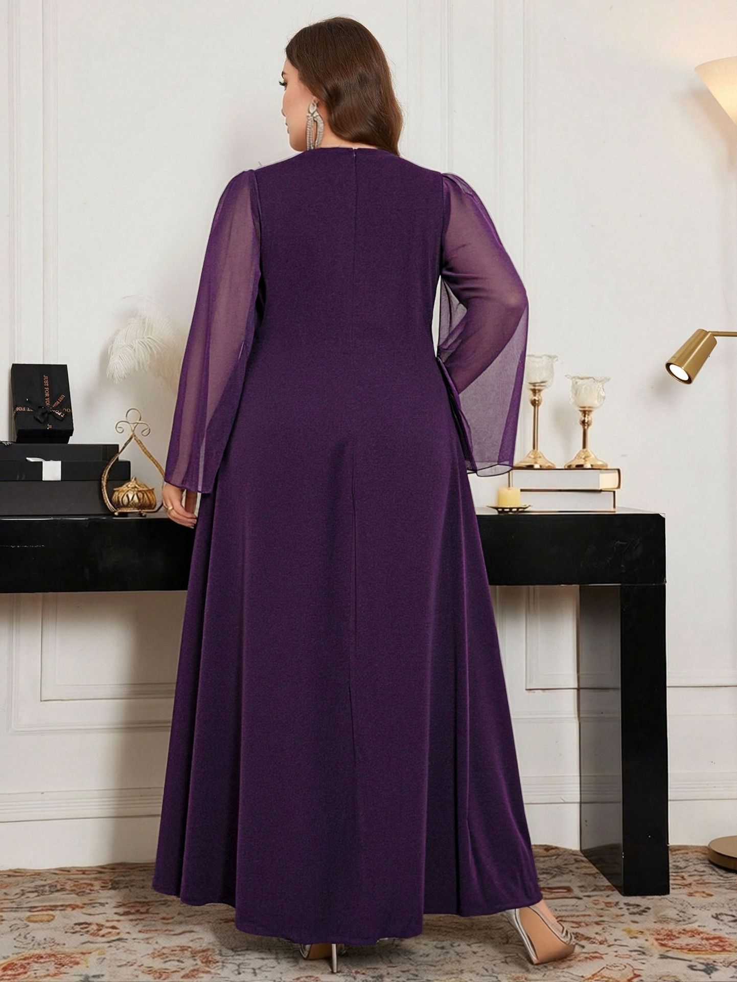 Elegante Abito da Sera Formale - Embroidery Beads recensione e prezzo