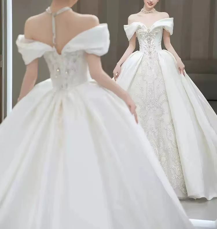 Abiti da Sposa Eleganti con Sc - Embroidery Beads recensione e prezzo