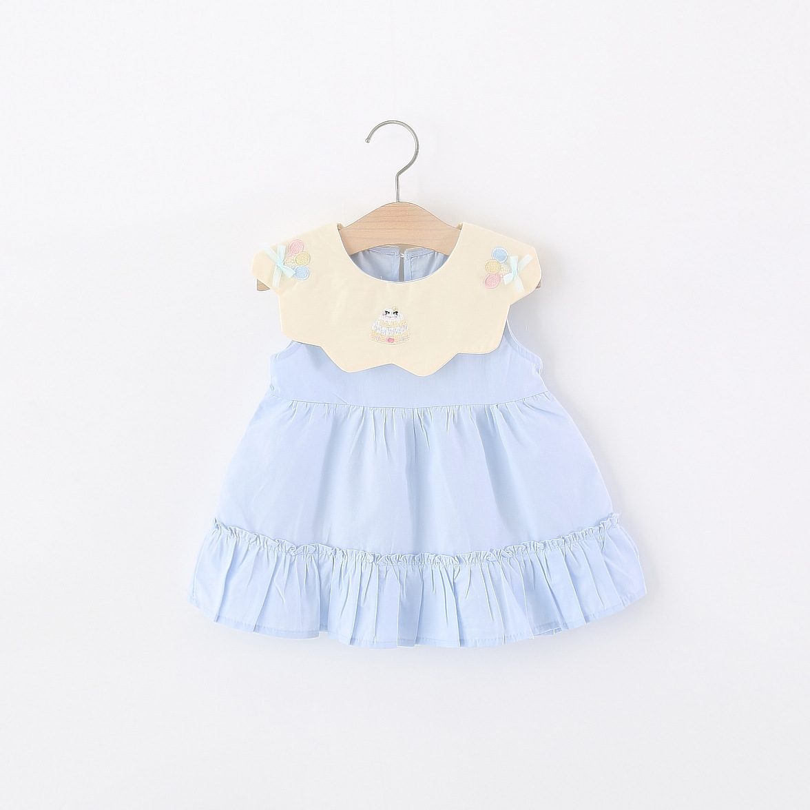 Abito estivo in cotone giallo  - Embroidery Yellow Dress recensione e prezzo